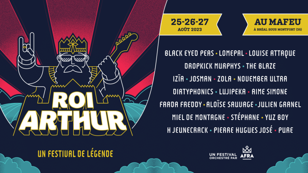 Le roi arthur annonce la suite de sa programmation 2023 ! Festival du