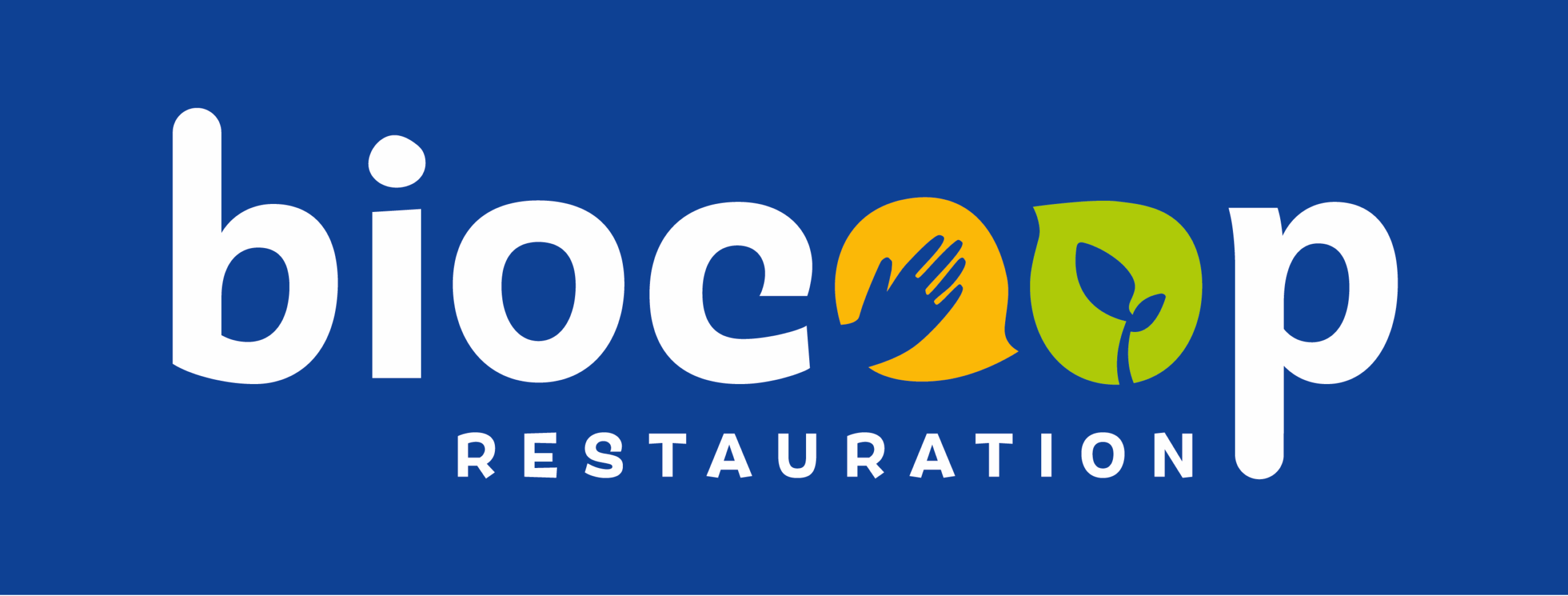Logo Biocoop Restauration - bleu Logo 2025